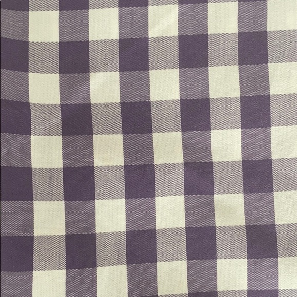 J Crew purple checkered button up - Picture 3 of 6